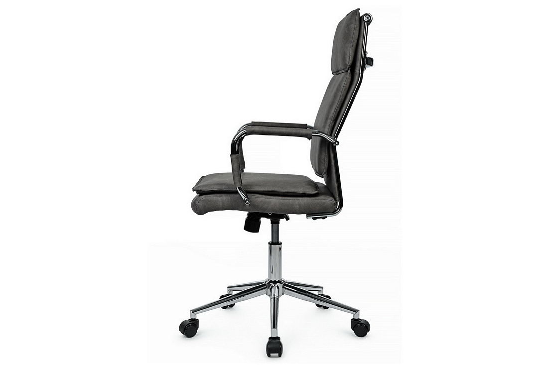 кресло руководителя rv chair dil 6018h серая экокожа фото